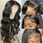 Synthetic Wigs Front Lace Long Curly Hair Headgear - Image 5