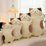Cheese Cat Plush Toy Animal Gifts For Children And Girls Cute Sleeping Doll Pillow Large Velvet - Image 2