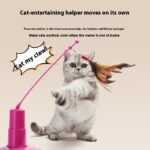 Pet Cat Toy Automatic Rotation Cat Pole Toy - Image 2