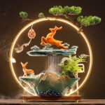 Circulating Water Desk Surface Panel Housewarming Decoration