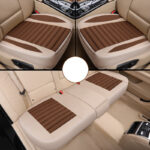 Three-piece Car Seat Cushion New Linen Cushion Cover Without Backrest - Image 4