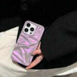 Colorful Purple Water Ripple Phone Case Three-dimensional - Image 2