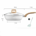 Household White Medical Stone Non-stick Pan - Image 8