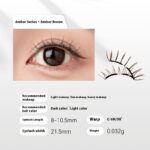Magnetic Suction False Eyelashes Zero Glue Disposable Delicate Eye Makeup Soft Silk Black Three-dimensional Curling - Image 3