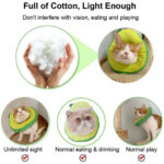 Adjustable Pet Neck Cone Recovery Pet Cat Recovery Collar Cat Soft Lemon Neck Cone Adjustable Pet E Collar After Surgery, Wound Healing Protective Cat Elizabethan Collar For Kitten & Puppy - Image 8