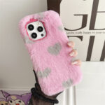 Japan And South Korea Plush Loving Heart Phone Case - Image 9