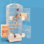 Portable Pet Display Wire Bird Parrot Cage - Image 3