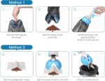 Pet Pooper Scooper For Dogs And Cats With Trash Bags Holder Non-Breakable High Strength Material Poop Scooper For Easy Grass And Gravel Pick Up Including A Roll Of Trash Bag - Image 7