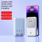 Magnetic Wireless Charger Power Bank With Cable Super Fast Charge Mobile Power 10000 MA - Image 3