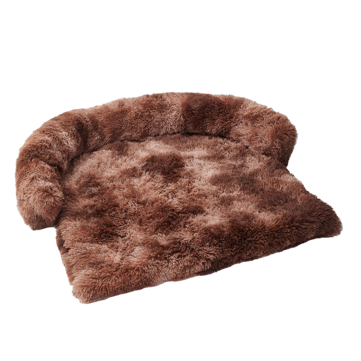 Calming Dog Bed Fluffy Plush Dog Mat For Furniture Protector With Zipper Removable Washable Cover For Large Medium Dogs And Cats - Image 1