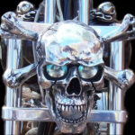 Independent Station Skull Motorcycle Headlight Decoration - Image 6