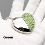 Fashion Personality Brick-inlaid Heart-shaped U Disk - Image 8