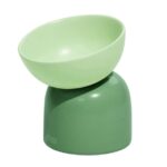 High-legged Oblique Mouth Double Bowl To Protect The Cervical Spine To Prevent Knocking Over High Value Kitten Pet Supplies - Image 3