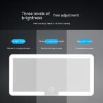 Automotive Sun Louver Makeup Mirror Dimming With Light - Image 3