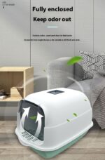 Litter Box Fully Enclosed Cat Toilet - Image 10