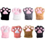 Japanese Cute Adorable Plush Cosplay Performance Props Net Red Cat Paw Gloves - Image 2