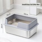Stainless Steel Litter Box High Fence Anti-splash - Image 5