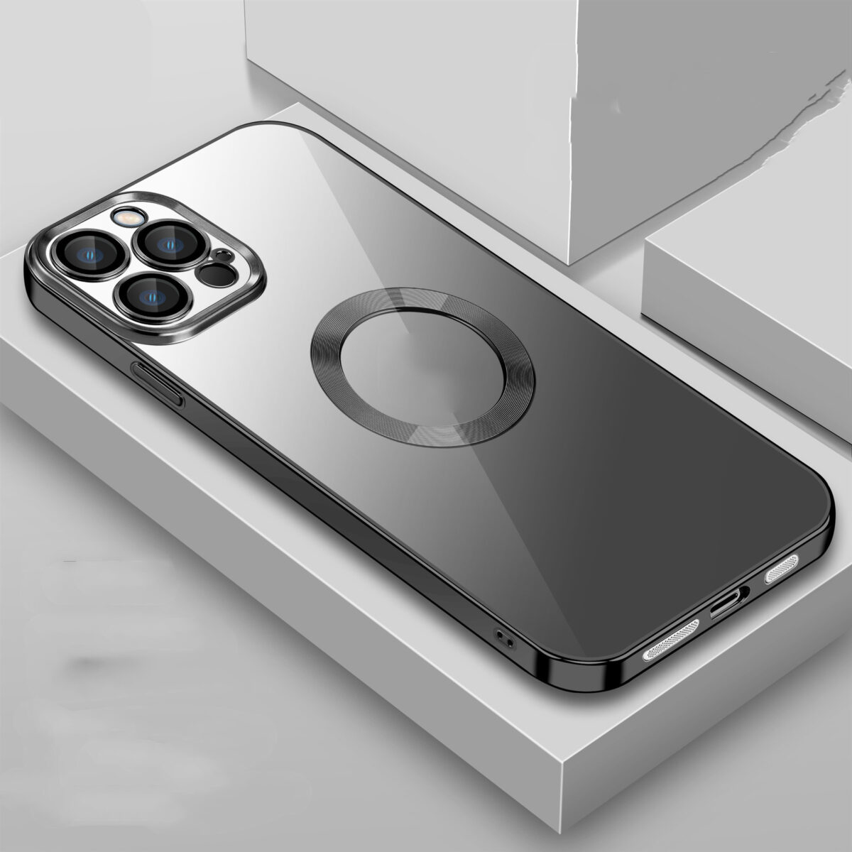 Electroplated Tpu Glass Lens Film Mobile Phone Case Dust Net - Image 10