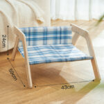 Cat Beach Chair Summer All Seasons Elevated Cat Bed Cat Comfort Sleeping Nest House - Image 2