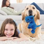 Dinosaur Squeaky Dog Toy Grunting Dinosaur Dog Toy That Oinks Grunts For Small Medium Large Dogs Squeaker Chew Training Puppy - Image 4