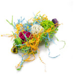 3pcs Bird Toy Parrot Gnawing Supplies Utensils Brushed Rattan Ball Grass Wooden Toys - Image 3