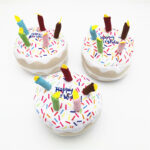 Cute Dog Birthday Cake Plush Toy - Image 2