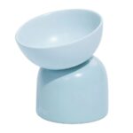 High-legged Oblique Mouth Double Bowl To Protect The Cervical Spine To Prevent Knocking Over High Value Kitten Pet Supplies - Image 2