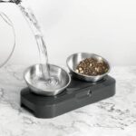 Easy To Clean Stainless Steel Cat Bowl Dog Food And Water Bowls With Stand Metal Cats Dogs Double Single Pet Feeding Feeder Bowl - Image 5
