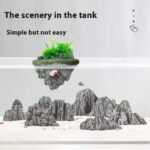 Fish Tank Landscaping Suspended Stone Floating Ornaments - Image 2