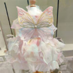 Girls Fashion Personality Butterfly Wings Dress
