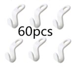 Plastic Closet Stack Hanger Rack Multi-function Wardrobe Space-saving Hanger Hook Coat Hook Bedroom Storage Wardrobe Organizer - Image 9