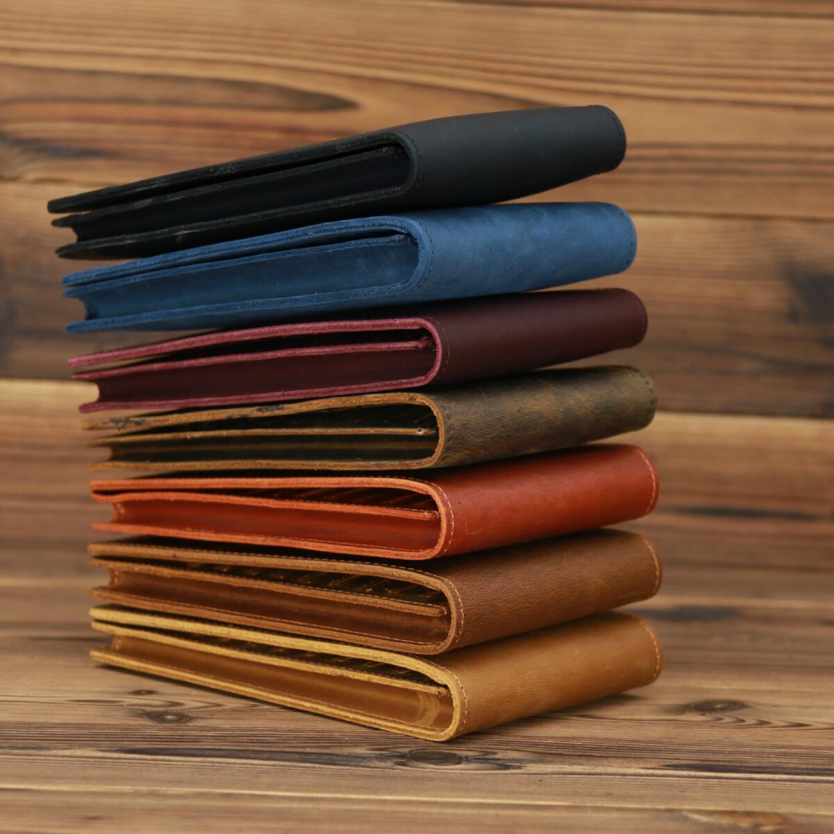 Men's Long Mobile Phone Bag Money Bag Head Layer Cowhide Crazy Ma Card Bag Wallet Card Clip Big Card Clip Thin - Image 7