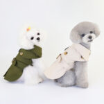 Three-color Windbreaker, Fashionable And Trendy Dog Clothes, Suitable For Autumn And Winter, For Small Dogs Such As Teddy And Bear - Image 5