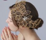 Temperament Bridal Knot Wedding Headwear Handmade Rhinestone Jewelry - Image 3