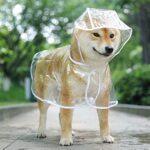 Clear Raincoat For Small Medium Dogs Pet Waterproof Clothes With Hooded Rain Jacket And Breathable Lightweight Materials Perfect For Outdoor Walking Days - Image 3