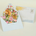 Middle Blossom 3D Blessing Greeting Card Envelope - Image 2