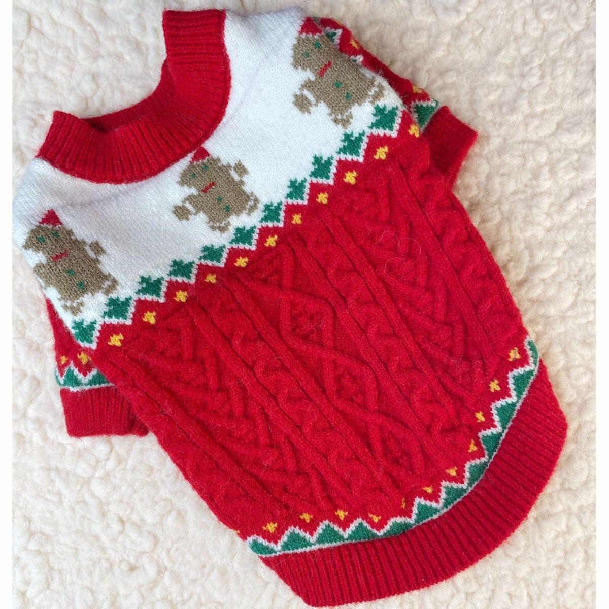 Dog Sweater Christmas Style Wool Dog Sweater - Image 6