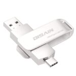 New Typec Metal Rotating USB  Drive Mobile - Image 2
