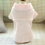Pet Dog Cat Clothing Home Clothing Striped Cotton And Linen Pajamas - Image 8
