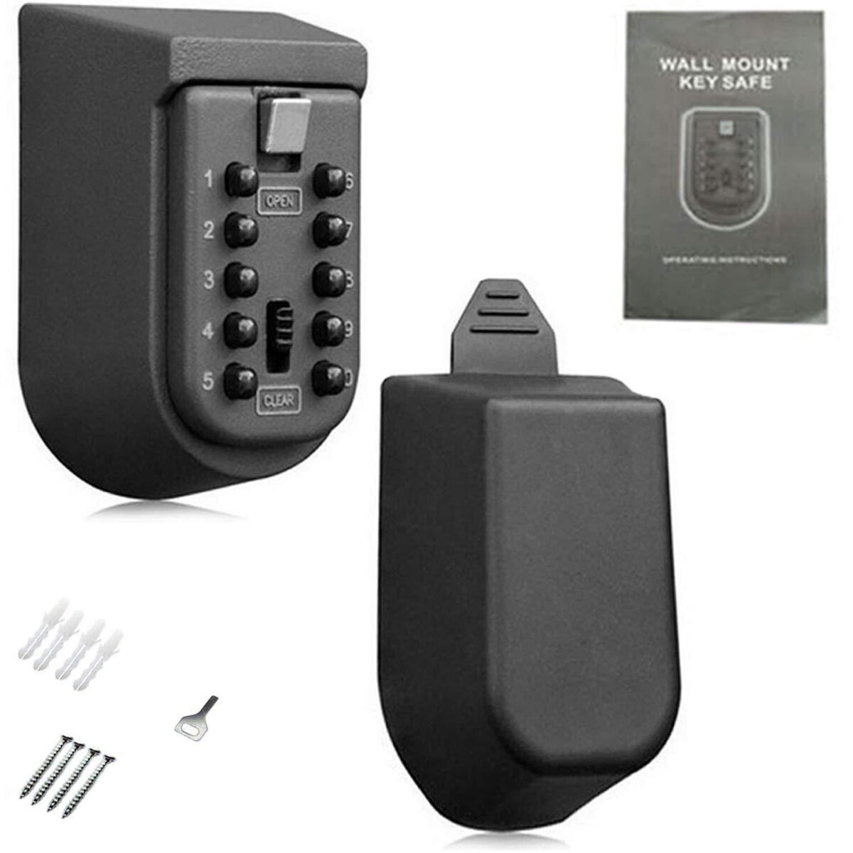 Cross-border Password Key Box Wall-mounted Metal Box Password Box Key Lock Box Outdoor Waterproof Storage Anti-theft Storage Box - Image 3