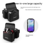 Bilateral Tube Touch Screen Saddle Bag - Image 3
