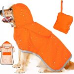 Dog Raincoat Waterproof Soft Breathable Dog Rain Jacket For Small Dog Hooded Dog Rain Coat With Transparent Cap Protect Belly - Image 4