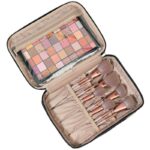 Portable Fashion Double Layer Cosmetics Bag - Image 3