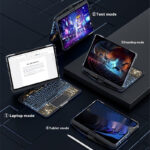 Transparent Rotating Keyboard For Air5 Protective Case Tablet PC - Image 4