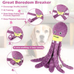 Dog Snuffle Toy Dog Plush Octopus Toys, Dog Puzzle Games Interactive Puppy Toys Chew Toys Slow Feeding Games - Image 3