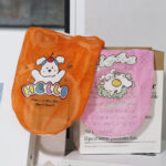 Spring And Summer Grid Pet Cute Cartoon Printed Vest - Image 4
