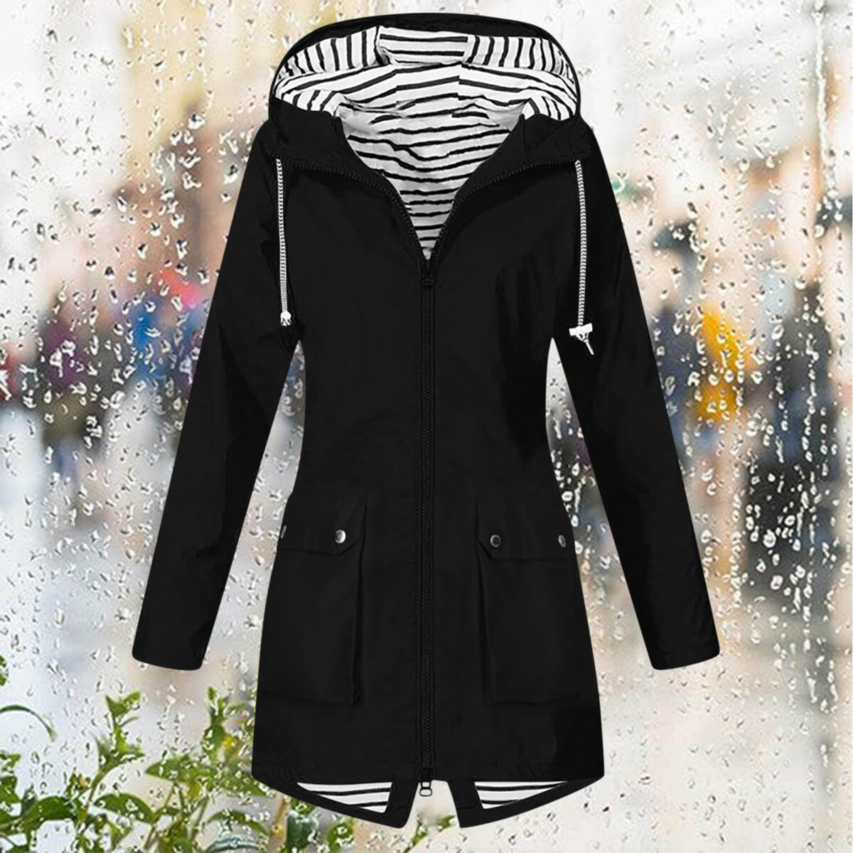 Outdoor Hooded Mountaineering Jacket Women - Image 6