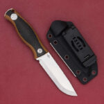 Outdoor Camping Equipment Portable 1095 Steel Mikata Handle Straight Knife