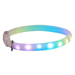 LED Pet Dog Cat Collar Pendant Glowing Night Safety Multiple Colours Collar Safety Flashing Outdoor Loss Prevention Pet Supplies - Image 2