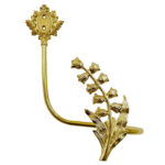 Lily Little Angel Wings Brass Curtain American Decoration Hook - Image 3